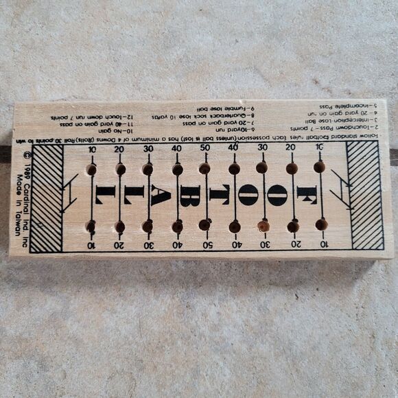 Vintage 1990 Sport Teasers 7 Wood/Peg Brain Buster Games in Tin - Picture 10 of 13